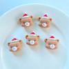 10Pcs Flatback Cabochon Ornament Weihnachten Decor Cartoon Haarnadel Scrapbooking