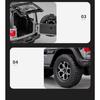 1/22 Jeeps Wrangler Rubicon Alloy Diecasts & Toy Vehicles Metal Toy Car Model Sound and Light Pull Back Collection Kids Toy Gift