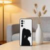 AG A-Aesthetic Phone Case For Samsung S25,S24,S21,S22,S23,S30,Ultra,S20,Plus,Fe,Soft Silicone Black Cover