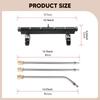 Pressure Washer Undercarriage Cleaner with Extension Wands Practical Wear Resistant Water Broom for