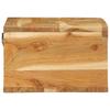 TV Wall Cabinet 60 X 30 X 19 Cm Solid Acacia Wood