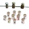 10/30/50Pcs Motorcycle Brake Clutch Choke Cable Repair Kart Bike Mower Parts Throttle Cable Nipple Screw Metal Stopper