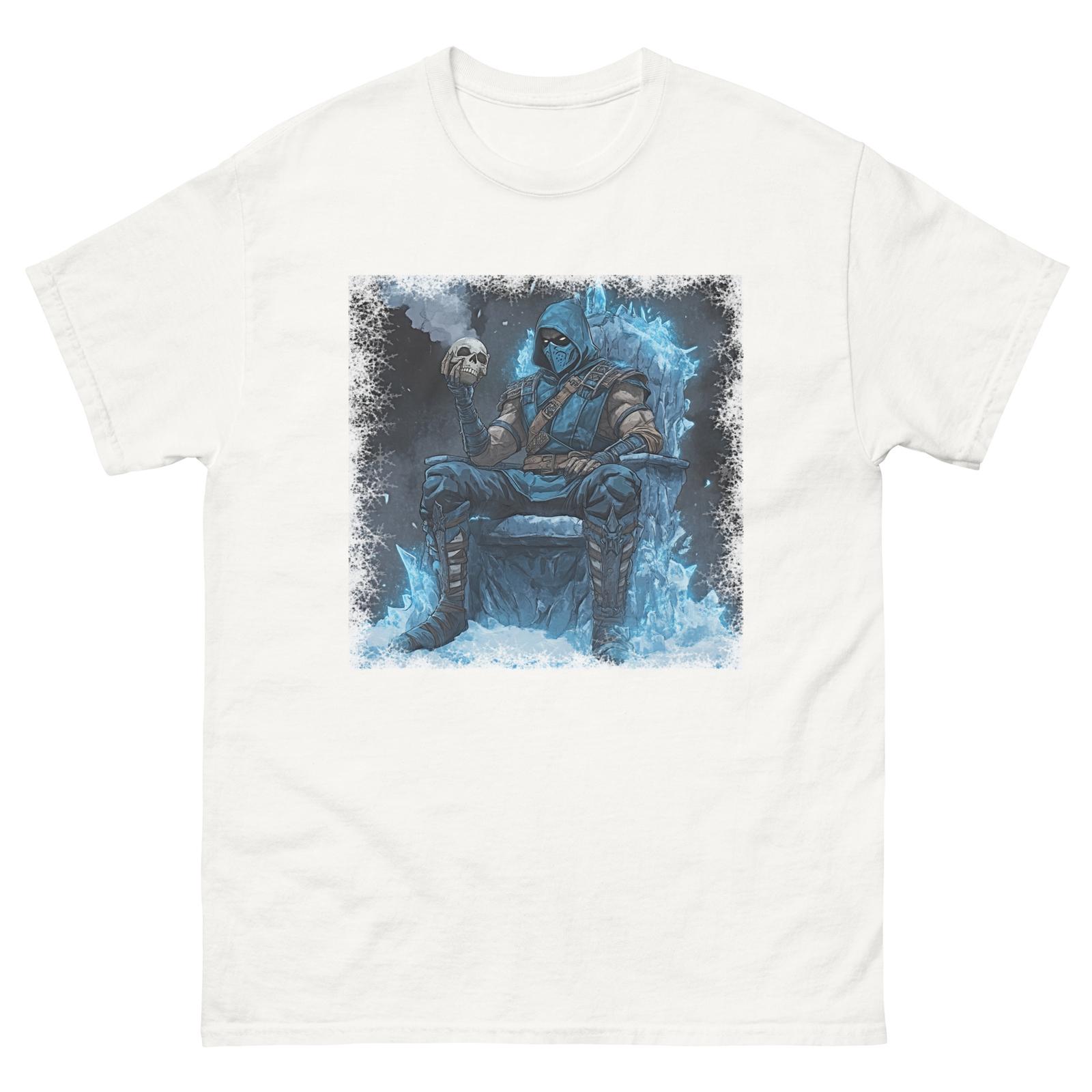 Sub-Zero Mortal Kombat T-Shirt Mens Womens Tees Top for Avid Gamers | Ice King Sub-Zero Tee | Unisex S