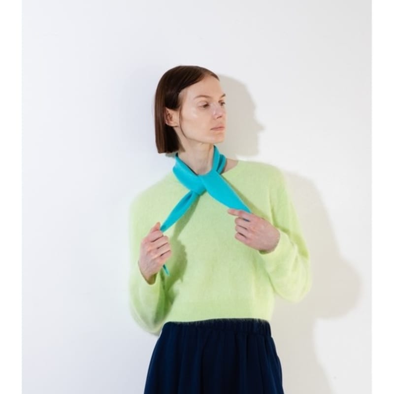 Pure Cashmere NYC Mini Scarf_French Blue