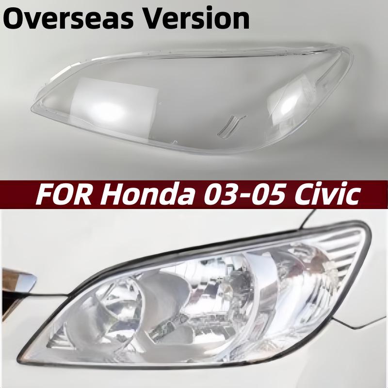 

Прозорий корпус фари для закордонних моделей Honda Civic 03-05 Left Driver