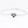Silver Plated Heart Clasp Snake Chain Bracelet - Elegant Gift for Women