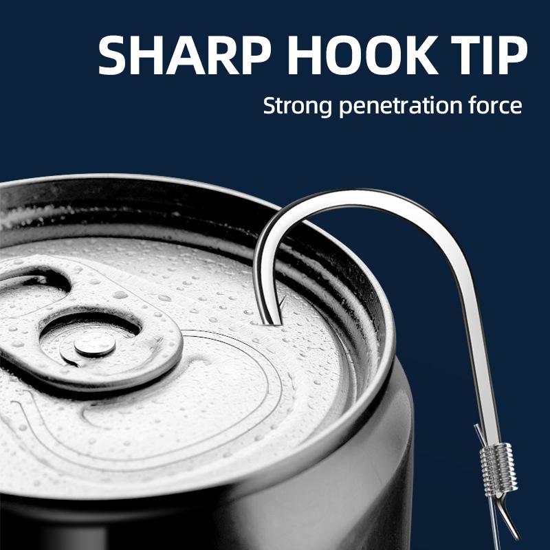 Wild Fishing Lake Giant Fish Hooks Tied Sub-line Double Hook Finished Anti-winding Hook Set Fishing Gear Hook