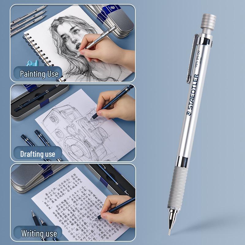 Staedtler 0.3mm Low Gravity Metal Mechanical Pencil for Drawing and Writing