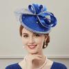Bowknot Design Fascinator Hat Rhinestone Studded Derby Fascinator  Church Sunday