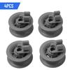 31Mm*14Mm Upper Basket Wheels 611666 ABS Grey Lightweight