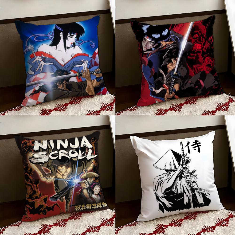 NNinja SScroll Game Cushion Cover Reversible Soft Durable Pillow Cover Home Car MultiScene Use for Daily Comfort