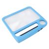 Handheld Magnifying Glass with Light 5X 10X Rectangle Reading Illuminated Magnifier Three Gears Adju