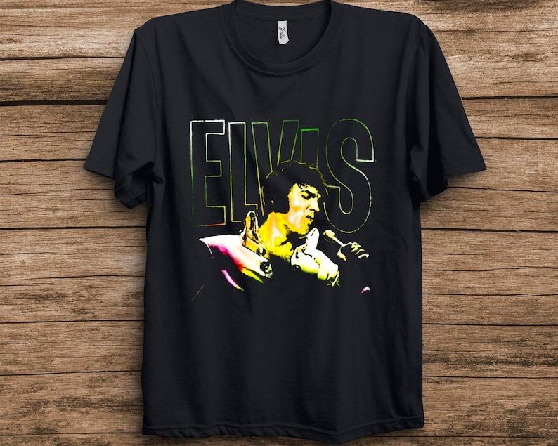 Elvis Presley Singer Vintage Portrait Rock N Roll Music Elvis 2025 Movie Unisex Adult T-shirt Kid shirt Gift for Birthday Hoodie Toddler Tee 130