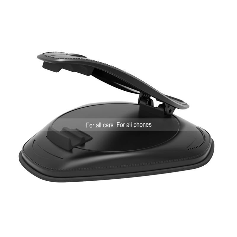 Car Phone Holder Dashboard Non-Slip Mat Mount Adjustable Cell Phone Stand with HUD Display for GPS Navigation Universal for IPhone Android