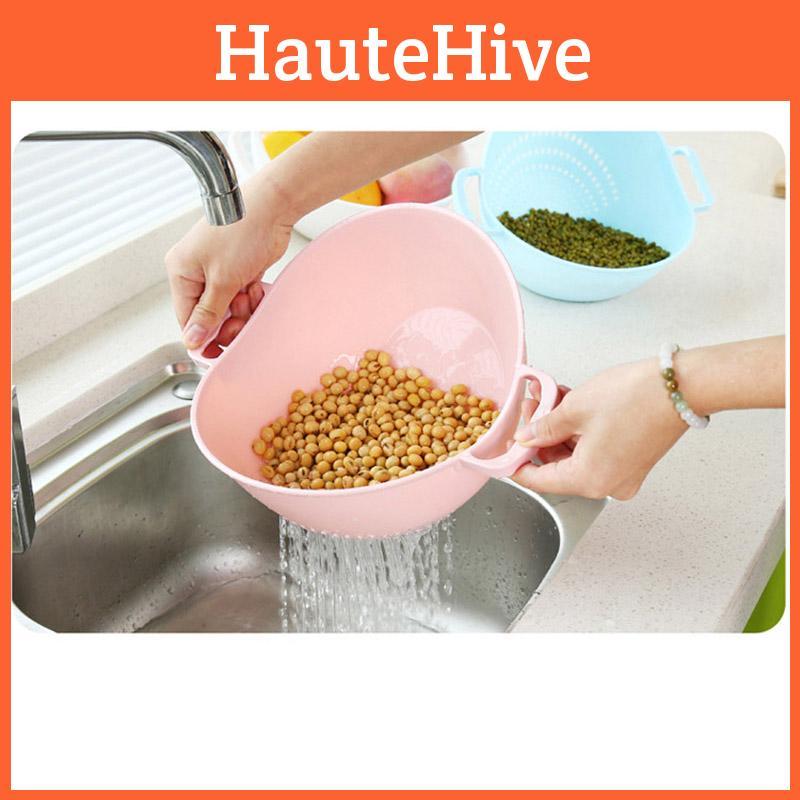 Pretty Rice Washer Strainer For Effective Vegetable Cleaning And Soaking