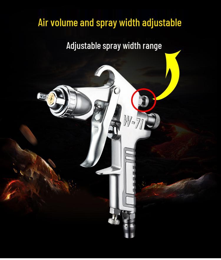 Paint Spray Gun W71/W77: Pneumatic Furniture & Car Primer and Latex Coating Tool