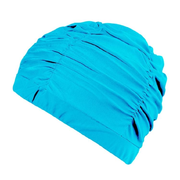 Fabric Swim Caps for Short Hair Long Hair, Nylon Cloth Swimming Caps Elastic Swim Caps Comfort Swim Hats for Women Man