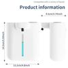 500ML HD Display 9 Levels Adjustable Automatic Smart Sense Soap Dispenser IPX5 Waterproof Rechargeable Hand Dish Washing Machine