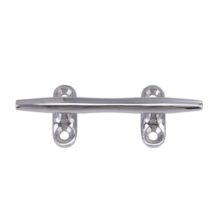 Marine Hardware Boat Cleat 2 Pack, 316 Stainless Steel Screw Mount Dock Cleat for Mooring and Deck Tie-Down Use