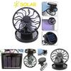 Premium Quality Clip-on Solar Cell Fan With Energy Saving Sun Power Cooling Design