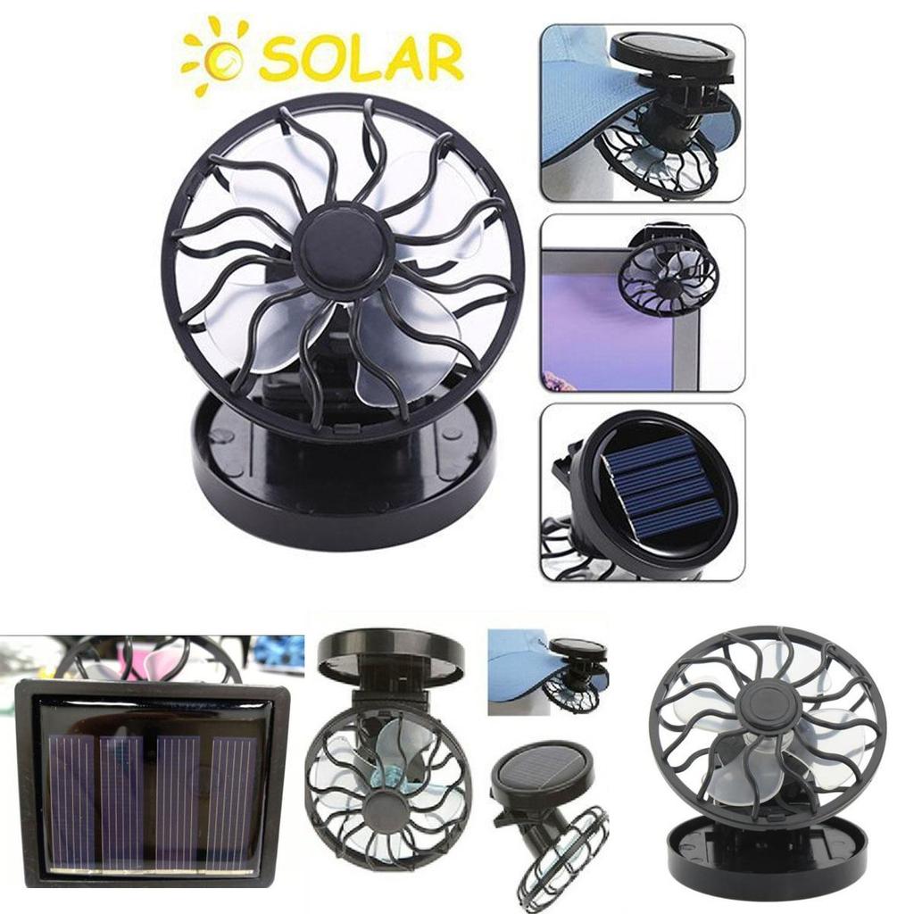 Premium Quality Clip-on Solar Cell Fan With Energy Saving Sun Power Cooling Design