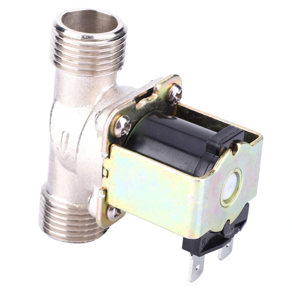 12V G1Celsius2 NC Corrosion Resistant Brass Electric Solenoid Valve   Threads Sensitive Switching Normally Closed Water Inlet Valve for