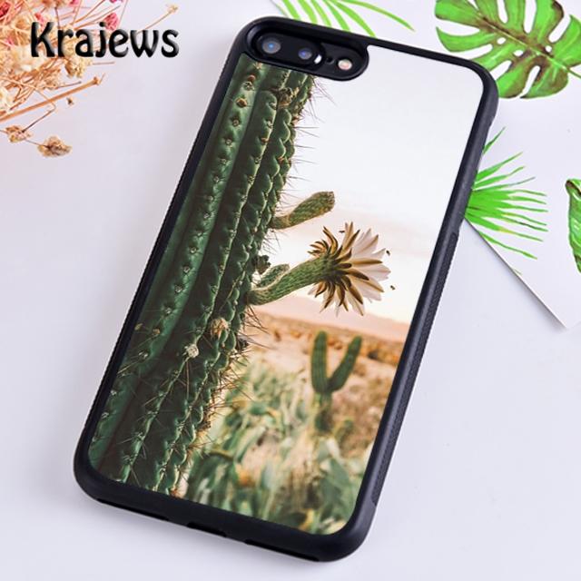 Krajews Cute Cactus Hug Summer Phone Case Cover For iPhone 14 5 6s 7 8 Plus X XR XS 11 12 13 Pro Max Samsung Galaxy S21 S22ultra