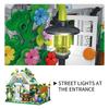 Ovly Glas Gewächshaus Baustein Sonnenlicht Blumenhaus MOC Spielzeug Pädagogische Dekorative Ornamente Baustein-Set Kinder Geburtstagsgeschenk