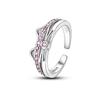 2023 925 Sterling Silver Sun Rainbow Ring Butterfly Rings Beaded for Women Original Design Luxury Fine Jewelry Gift Party