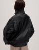 Women's Jacket H 1225 M Black Eco-leather