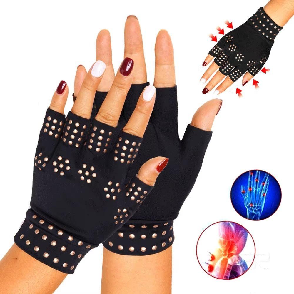 Fingerless Design Therapy Gloves Joint Pain Support Arthritis Gloves For Hand Pain