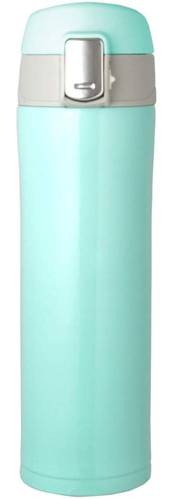 

Living GLACE XS-450 BL 430ml Water Bottle, Direct Drinking, One-Touch Opening, Vacuum Insulated, Stainless Steel Bottle, Keeps Hot or Cold, Blue