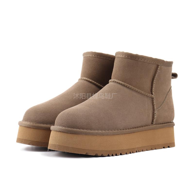 

5854 thick-soled snow boots, piled and thickened Sangpo snow shoes, cotton shoes, winter footwear 43