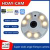 4K Fish Eye Safety Protection Indoor Face Detection IP Camera POE 48V 1.7mm Lens FULL COLOR H.265 with Audio Video Surveillance 6