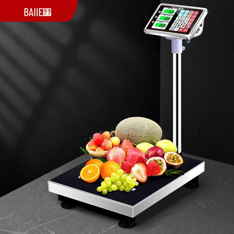 Baijie BJ 300KG Stainless Steel Digital Platform Scale