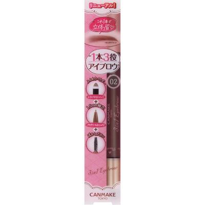 Canmake Ida Laboratory zuCanmake 3 w 1 brwi 02  