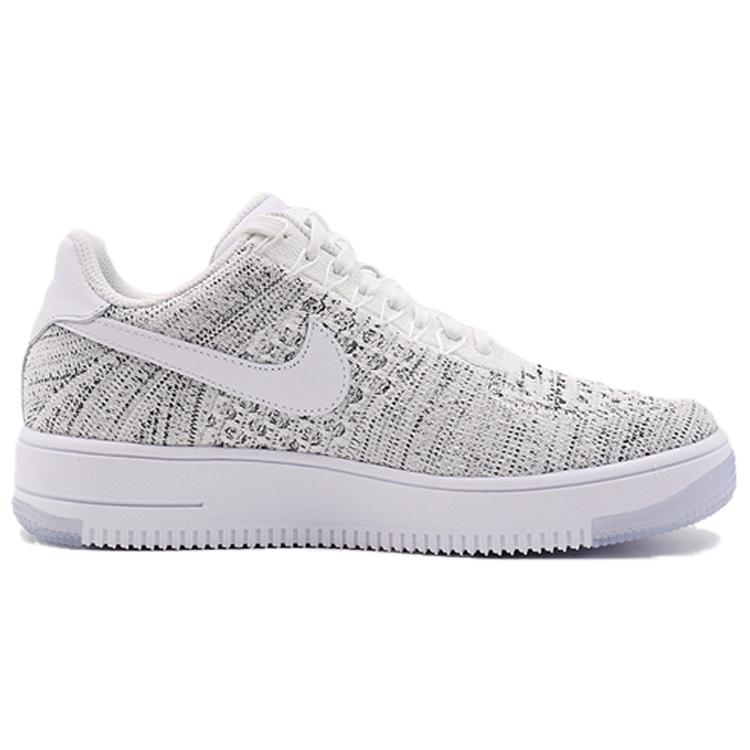 Ny Nike Air Force 1 Flyknit Low 'Summit White Grey' Dame 820256-103