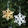 Colorful Acrylic Gem Snowflake Christmas Tree Ornament