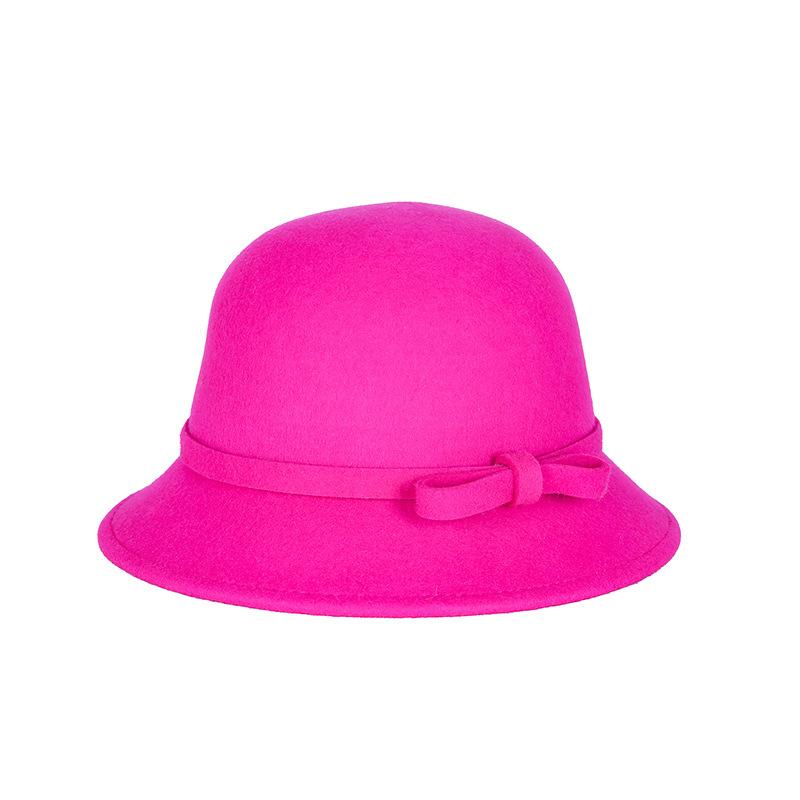 2025 Women’s Pure Wool Felted Cloche Hat Winter Warm Bowl Cut Bucket Cap for Outdoor Chic Autumn Winter Fashion