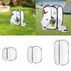 Butterfly Mesh Net Habitat Cage Reusable Lightweight Multifunctional Zipper Side Opening Foldable Caterpillar Growing Terrarium