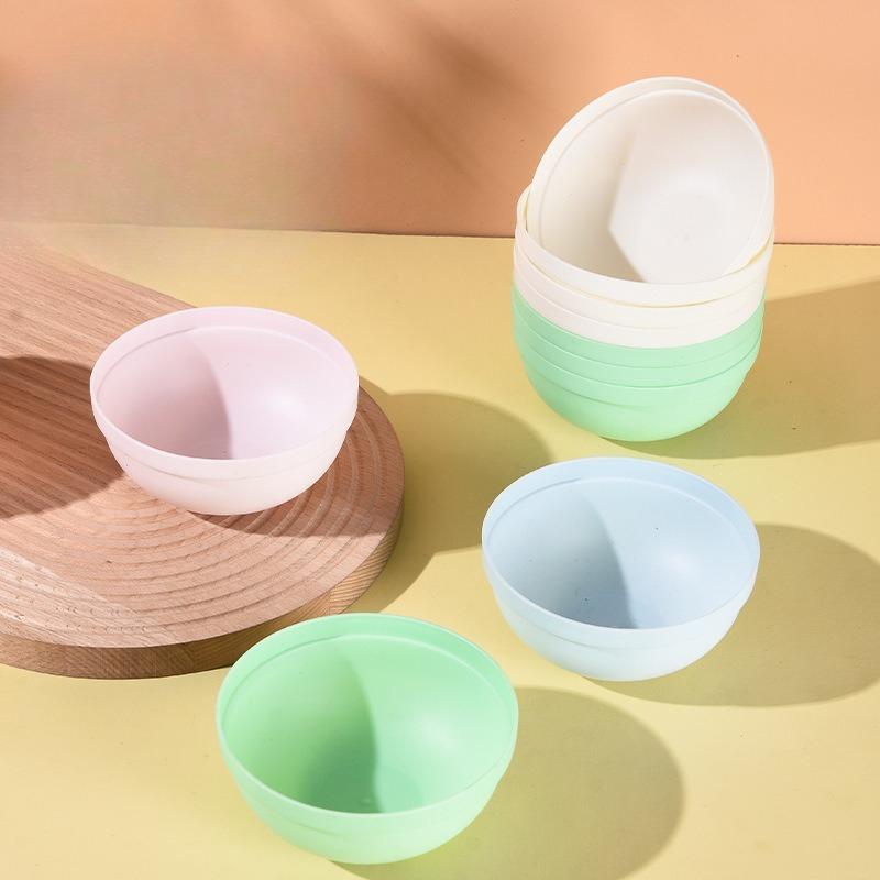 Plastic Bowls - Household Use, Edible Bowls, Children's Meal Bowls, Soup Bowls, Ramen Bowls, Salad Bowls, Rice Bowls, Oatmeal Bowls