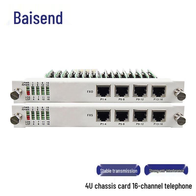 

Baisende 16-Channel Digital Telephone Optical Transceiver Service Card