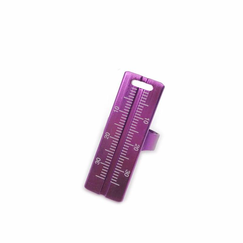 1PC Instruments dentaires Endo Aluminium Doigt Règles Span Mesure Échelle Dentiste Outil