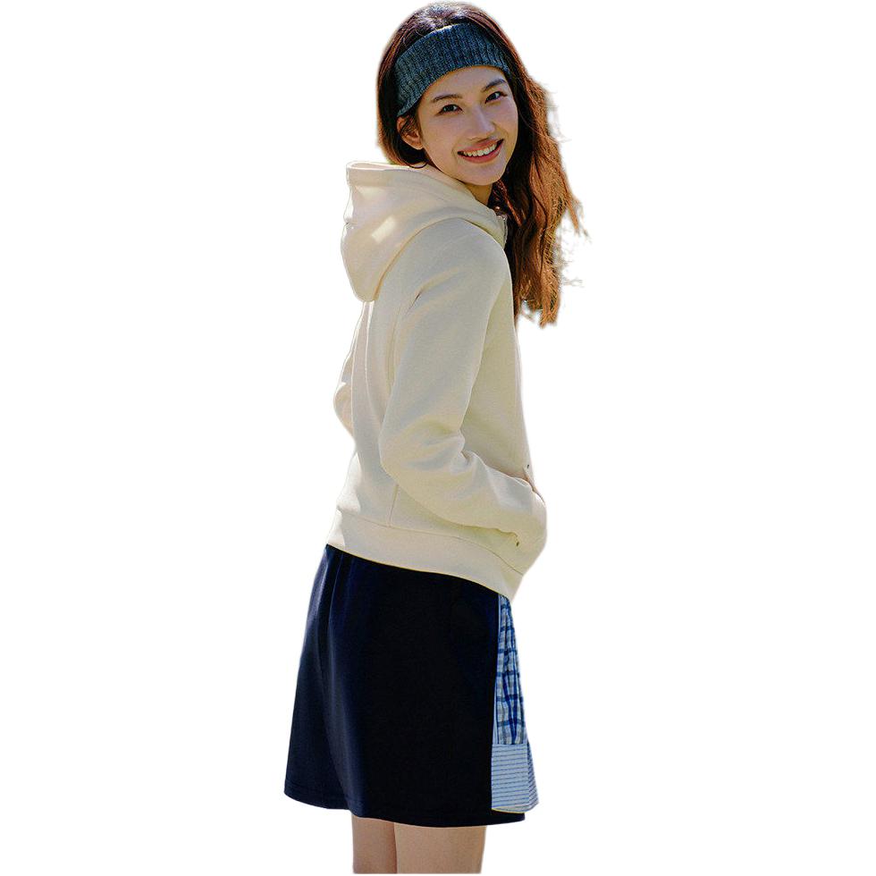 Anta Simple Zipper Casual Versatile Hooded Cardigan Sweatshirt Women Sweatshirt 162617710S-5