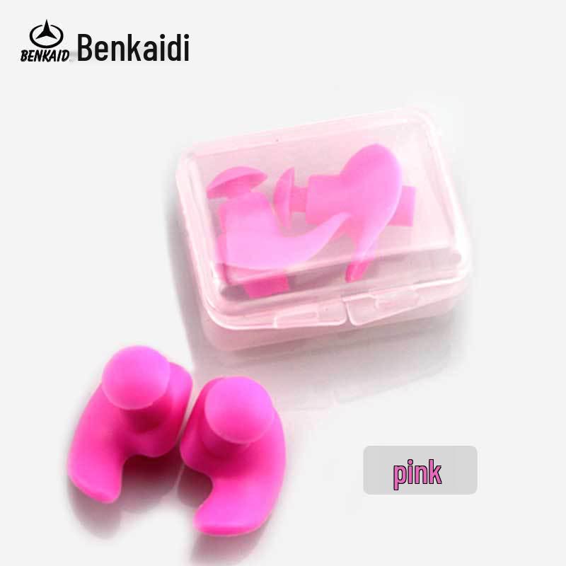 Ultra-Soft Silicone Spiral Swimming Earplugs with Noise Reduction and Waterproof Protection