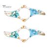 1Pc/2Pcs Book Page Holder Dried Flower Resin Thumb Ring Page Holder Flower Bookmark Reading Accessories for Book Lovers Readers