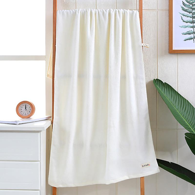 Bamboo Fiber Bath Towel Natural Wormwood Antibacterial Bath Towel Soft Water Absorption Antibacterial and Antibacterial Household Large Towel