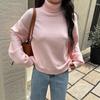 Women's Casual Solid Color Long-sleeved Sweater 2025 Autumn and Winter