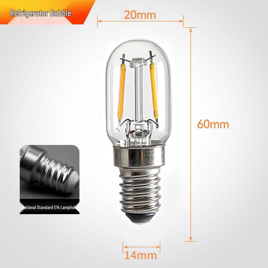LED Retro Edison Filament Bulb E14 Screw Base Warm White