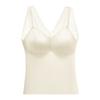 Women Lightweight Satin Shaping Slimming Camisole Built In Bra Layering Underwear